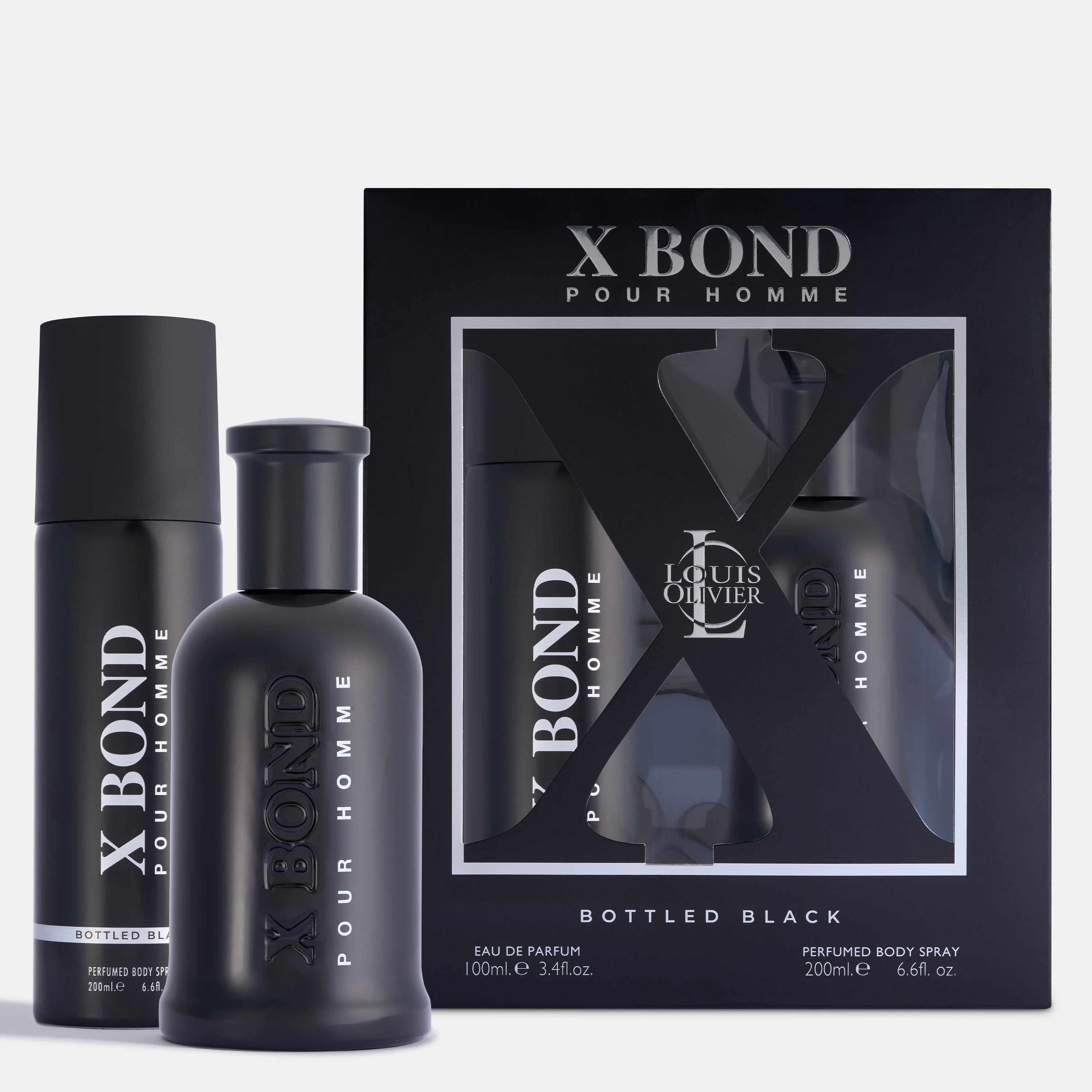X Bond Black Gift set