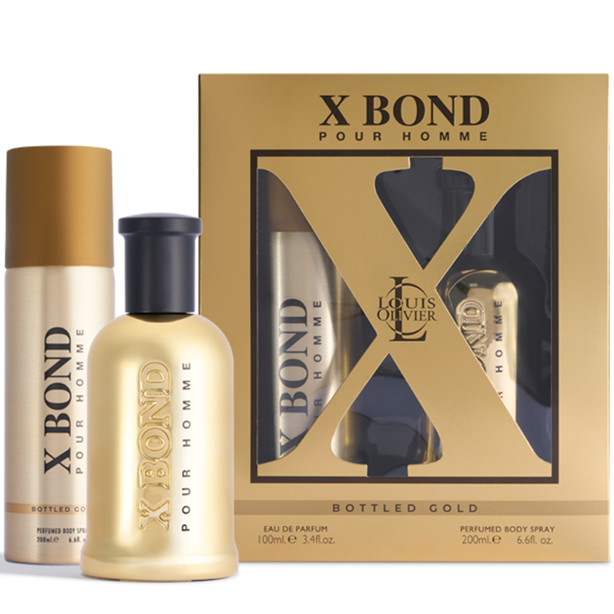 X Bond Gold Gift set