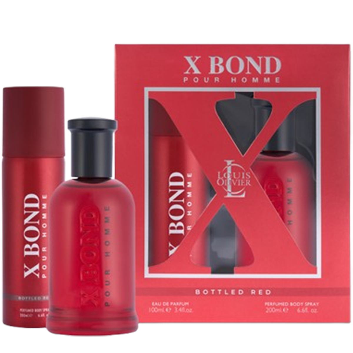 X Bond Red Gift set