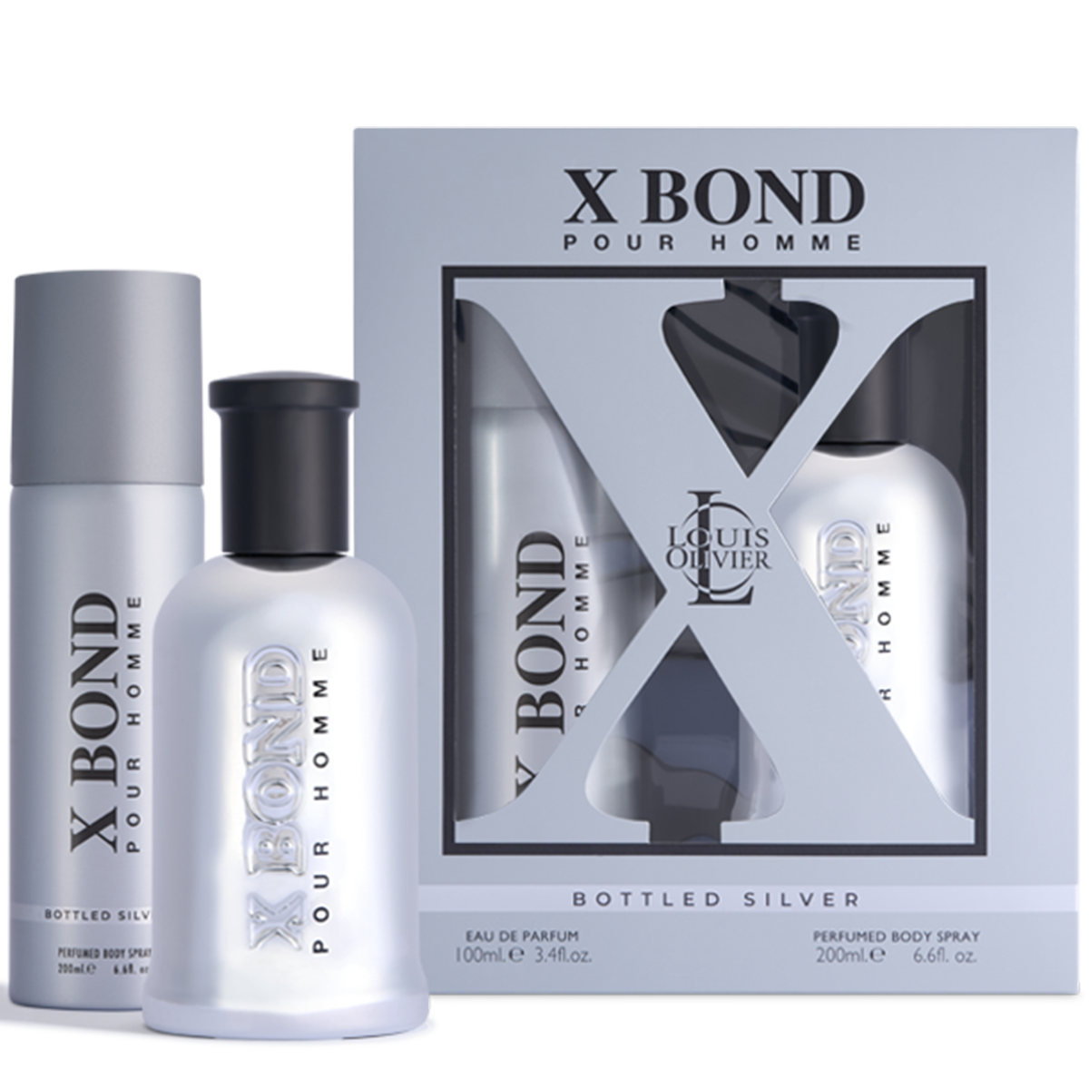X Bond Silver Gift set